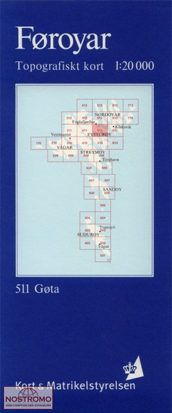 511 GØTA | Kort & Matrikelstyrelsen topographical map