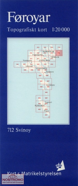 712 SVINOY | Kort & Matrikelstyrelsen topographical map