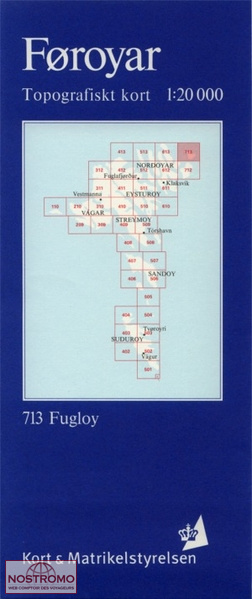 713 FUGLOY | Kort & Matrikelstyrelsen topographical map