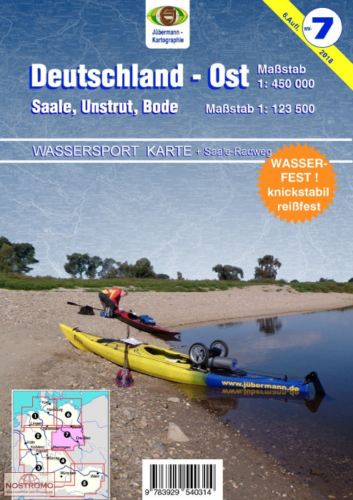 7 ALLEMAGNE EST | carte nautique Jübermann