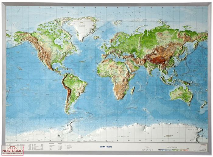 WORLD | Georelief relief map
