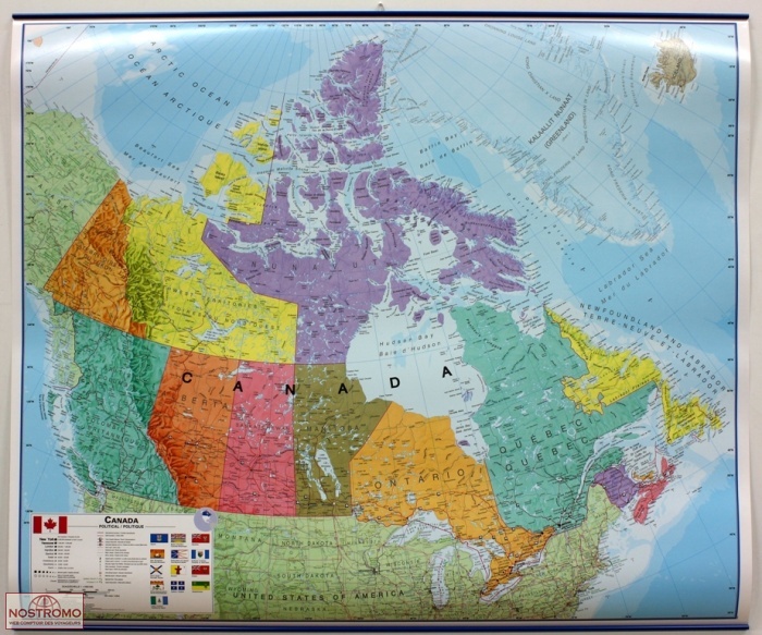 CANADA | Maps International wall map