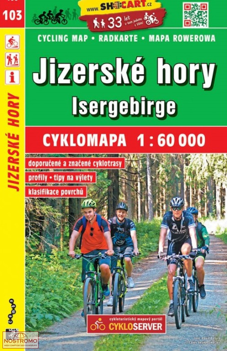 103 JIZERSKÉ HORY | Shocart cycling map