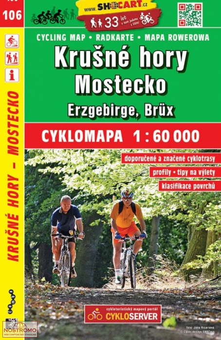 106 KRUŠNÉ HORY - MOSTECKO | Shocart cycling map