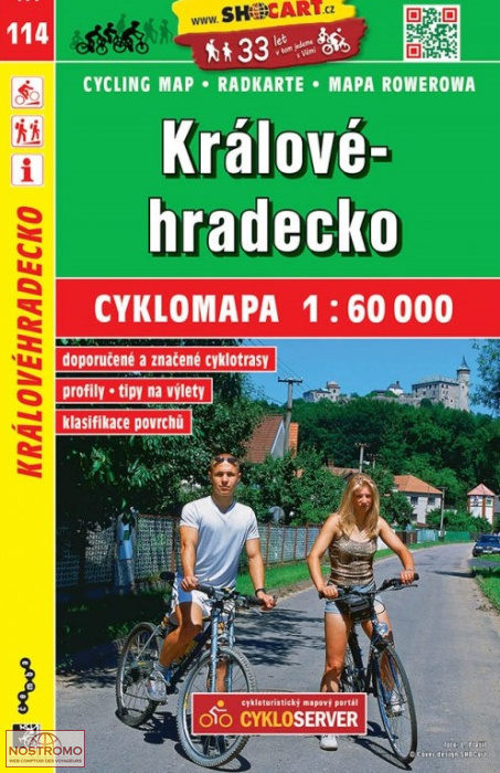 114 KRÁLOVÉHRADECKO | Shocart cycling map