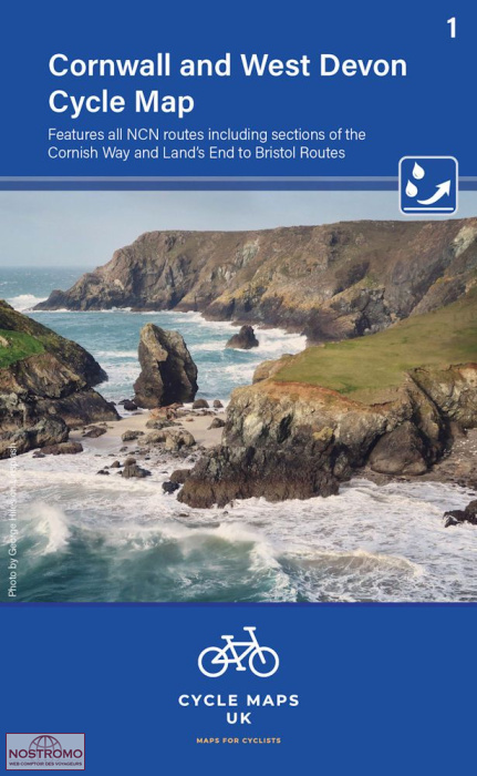 01 CORNWALL & WEST DEVON | Cycle Map cycling map