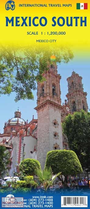 MEXIQUE SUD | carte touristique ITMB
