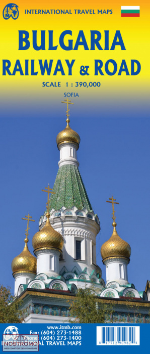 BULGARIE | carte touristique ITMB