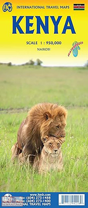 KENYA | carte touristique ITMB
