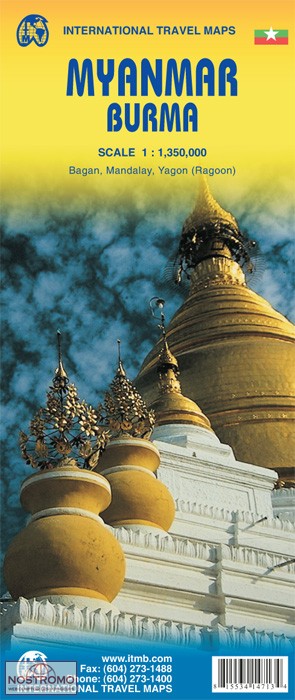 MYANMAR - BIRMANIE | carte touristique ITMB