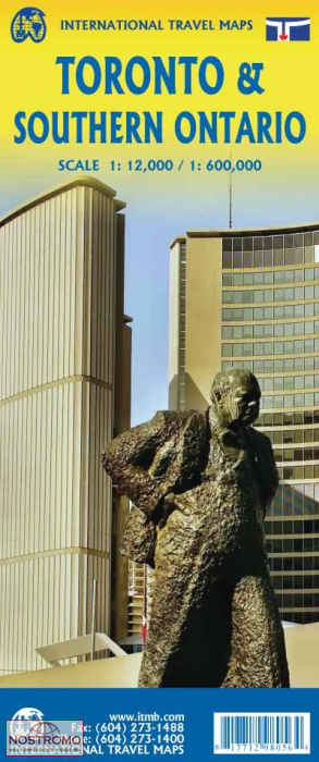TORONTO & ONTARIO SUD | carte touristique ITMB