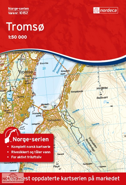 10152 TROMSØ | carte topographique Nordeca