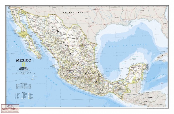 MEXICO | National Geographic wall map