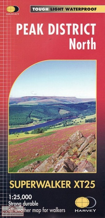 PEAK DISTRICT NORTH | Harvey hiking map