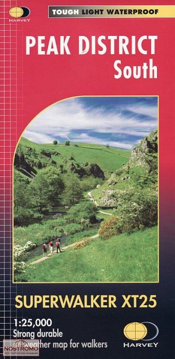 PEAK DISTRICT SOUTH | Harvey hiking map