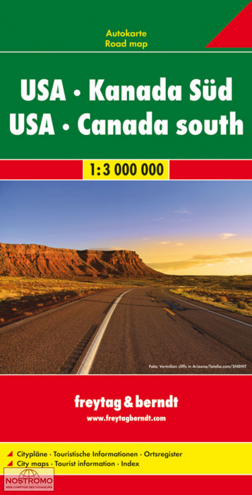 USA - CANADA SOUTH | Freytag & Berndt road map