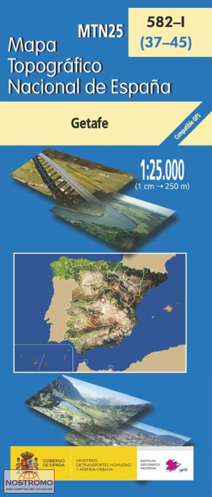 582-1 GETAFE | carte topographique CNIG