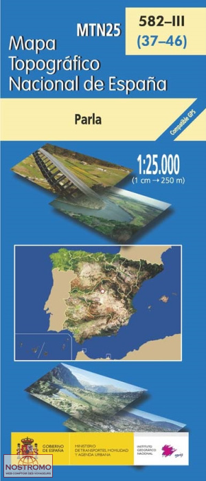 582-3 PARLA | carte topographique CNIG