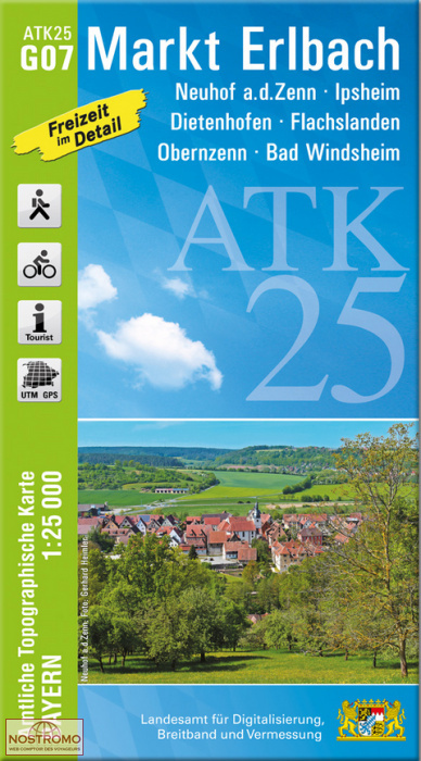 ATK25 - G07 MARKT ERLBACH | LDBV hiking map