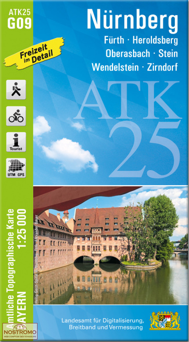 ATK25 - G09 NÜRNBERG | LDBV hiking map