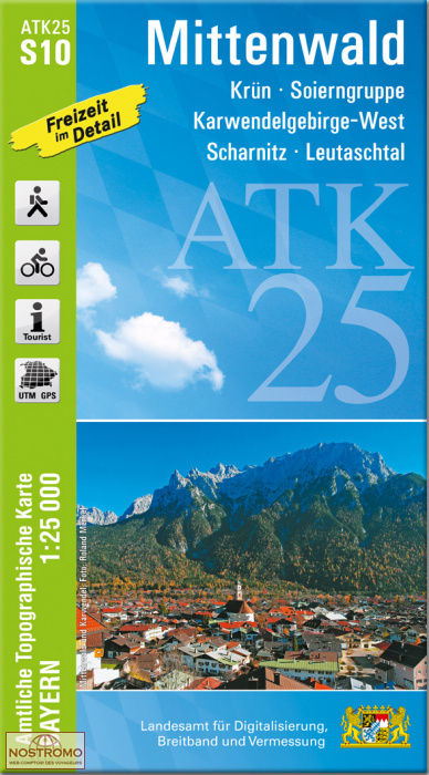 ATK25 - S10 MITTENWALD | LDBV hiking map