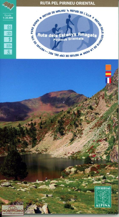 RUTA DELS ESTANYS AMAGATS | Alpina hiking map