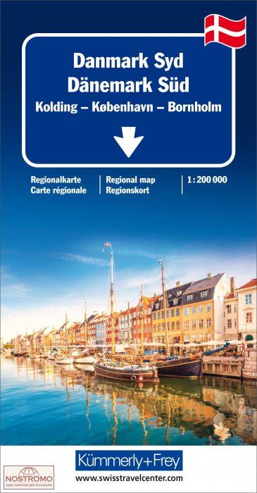 DANEMARK SUD | carte routière Kümmerly+Frey