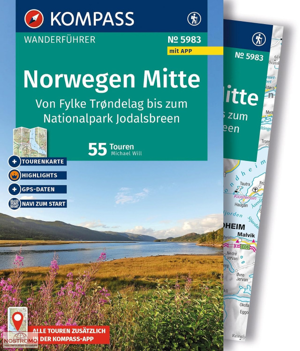 NORVÈGE CENTRALE | guide de randonnée Kompass
