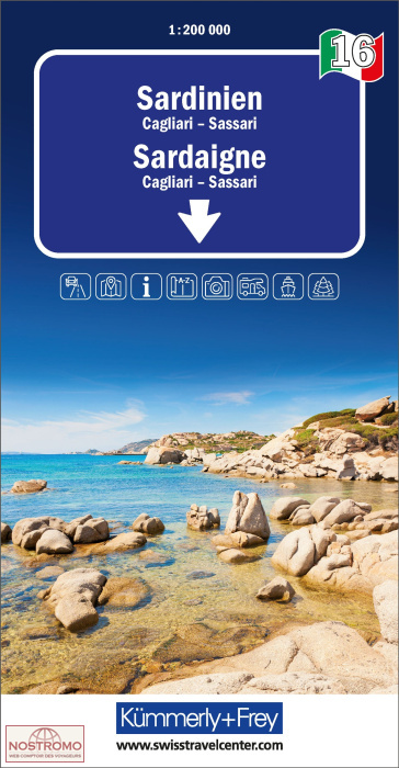 16 SARDINIA | Kummerly+Frey road map
