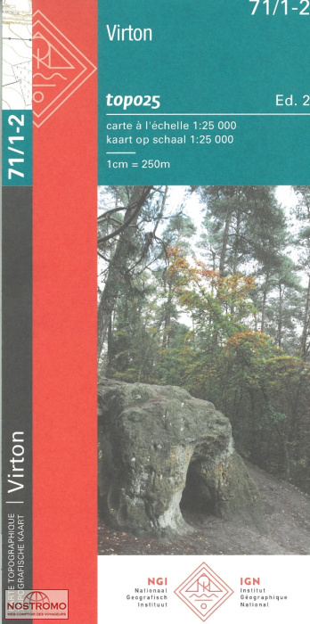 71/1-2 VIRTON | NGI/IGN topographical map