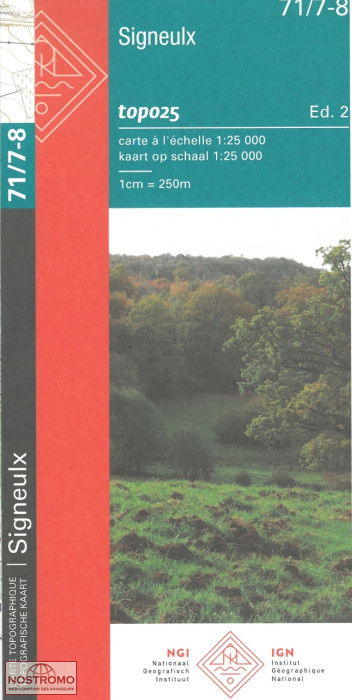 71/7-8 SIGNEULX | NGI/IGN topographical map