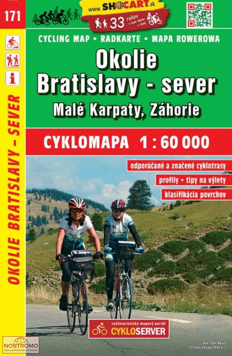 171 OKOLIE BRATISLAVY SEVER | Shocart cycling map