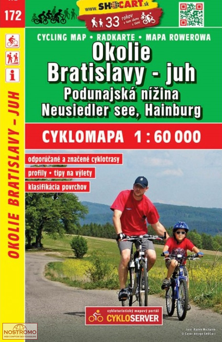 172 OKOLIE BRATISLAVY JUH | Shocart cycling map