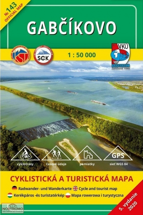 TM 143 - GABČÍKOVO | VKÚ Harmanec hiking map