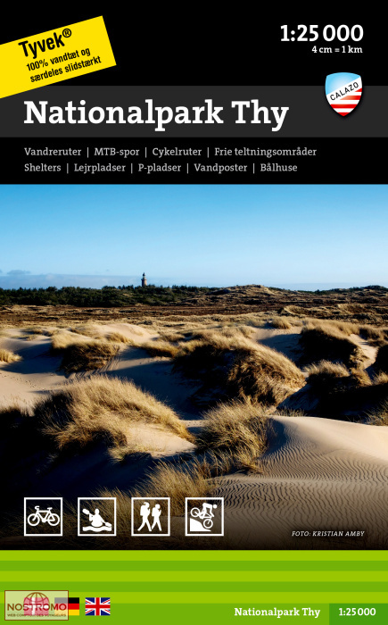 NATIONALPARK THY | Calazo hiking map