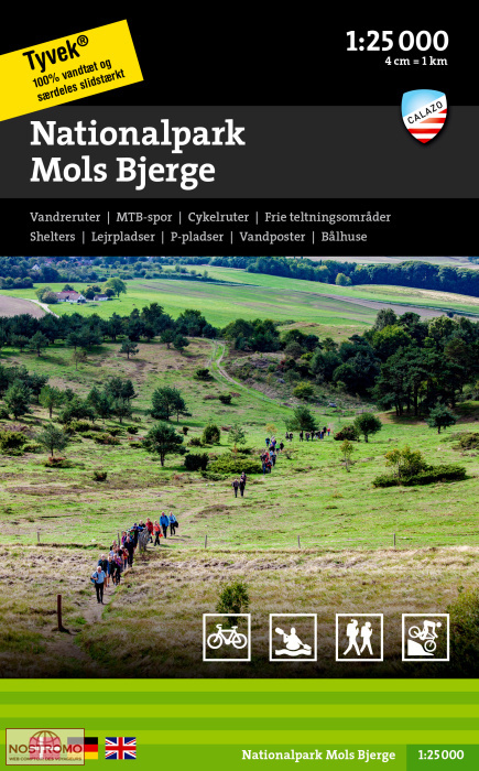 NATIONALPARK MOLS BJERGE | Calazo hiking map