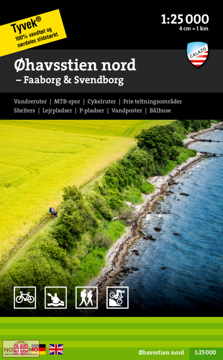 ØHAVSSTIEN NORD - FAABORG & SVENDBORG | Calazo hiking map
