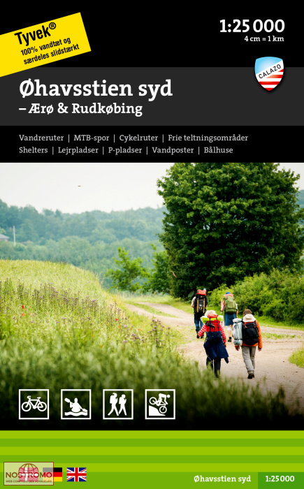 ØHAVSSTIEN SYD : ÆRØ & RUDKØBING | Calazo hiking map