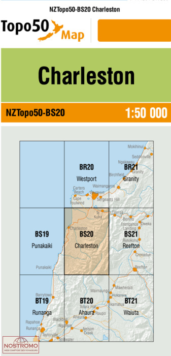 BS20 CHARLESTON | carte topographique LINZ
