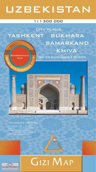 UZBEKISTAN | Gizi Map travel map