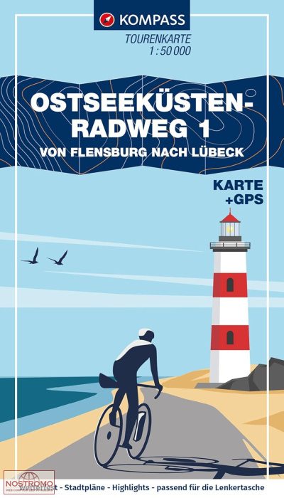 OSTSEEKÜSTEN-RADWEG 1 | Kompass cycling map