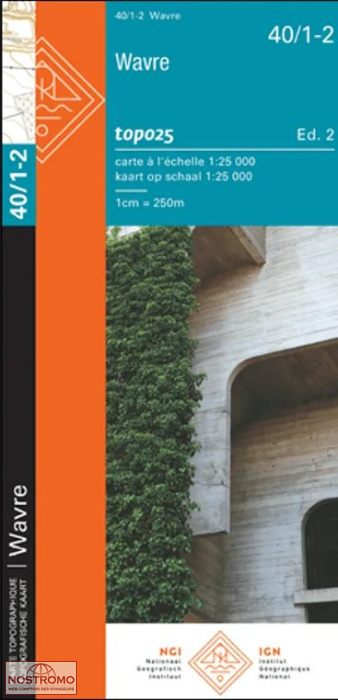 40/1-2 WAVRE | NGI/IGN topographical map