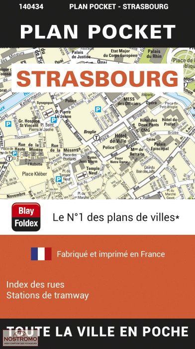 STRASBOURG | Blay Foldex street map