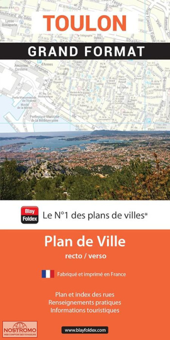 TOULON | plan de ville Blay