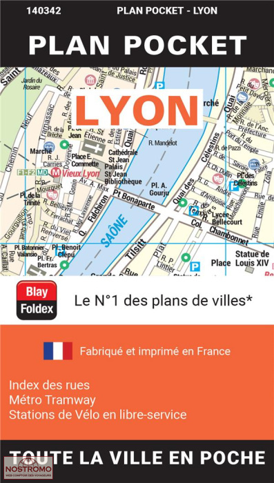 LYON | Blay Foldex street map