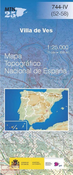744-4 VILLA DE VES | carte topographique CNIG