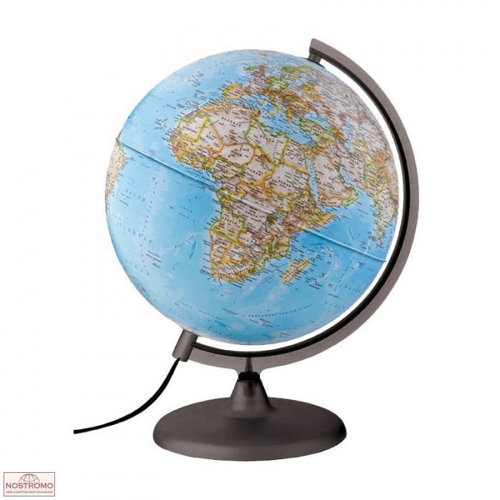 GLOBE POLITIQUE ET PHYSIQUE