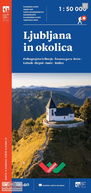 LJUBLJANA IN OKOLICA | PZS hiking map
