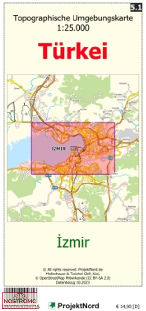 5.1 IZMIR | carte topographique Projektnord