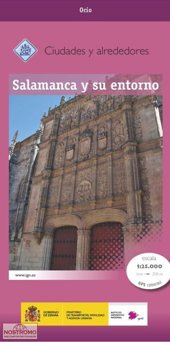 SALAMANCA AND SURRONDINGS | CNIG topographical map